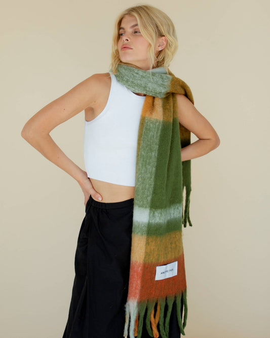 100% Recycled Cosy Scarf | Harvest