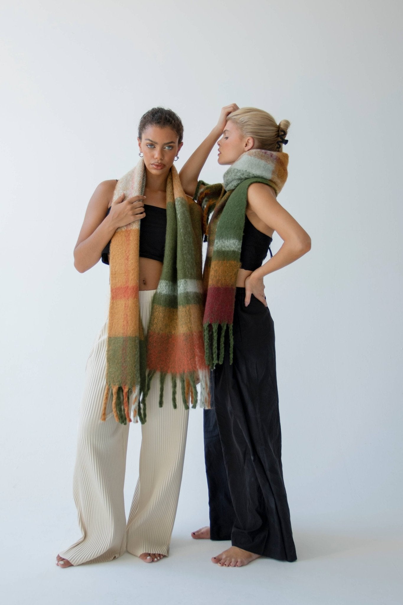 100% Recycled Cosy Scarf | Harvest