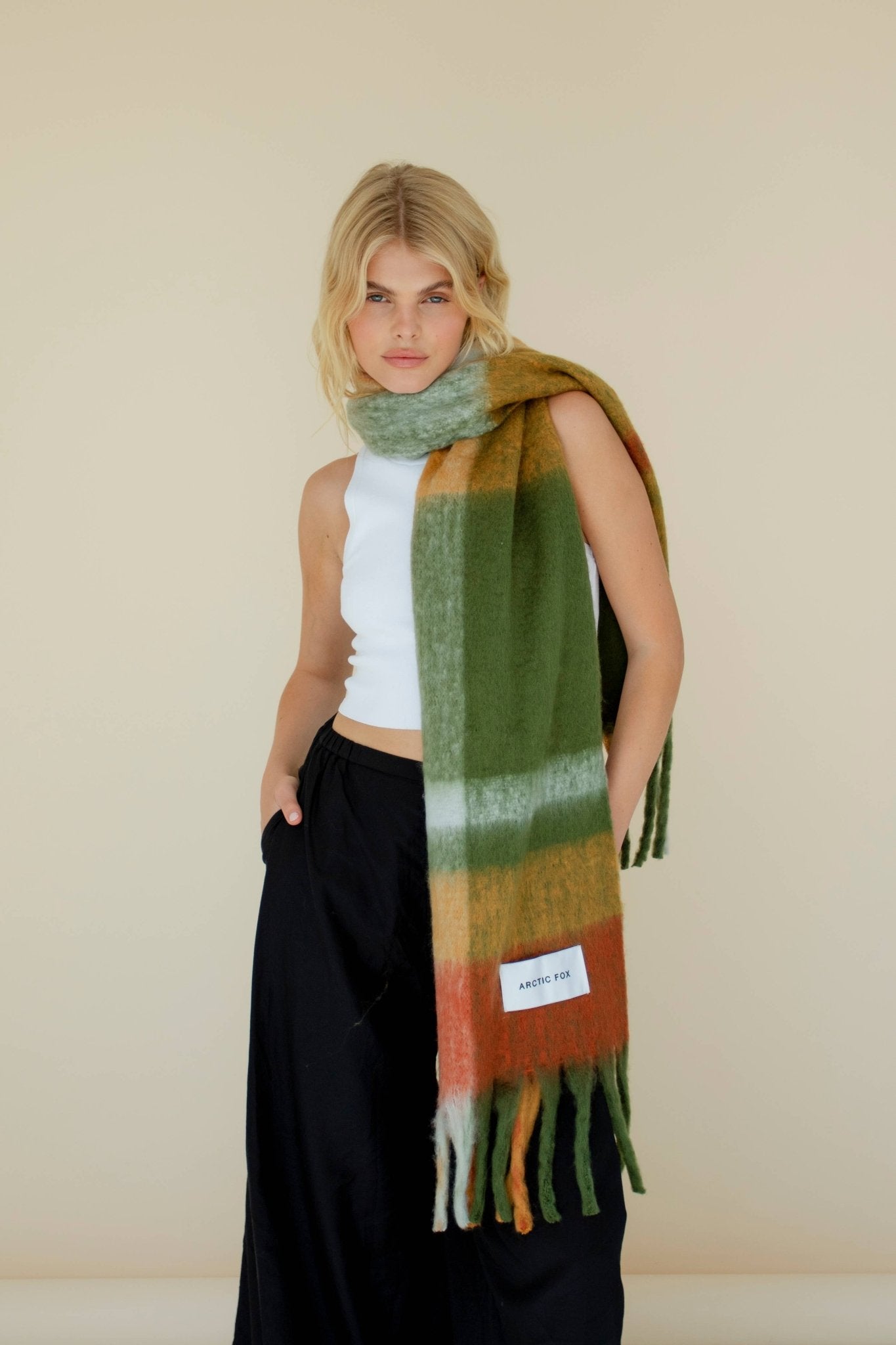 100% Recycled Cosy Scarf | Harvest