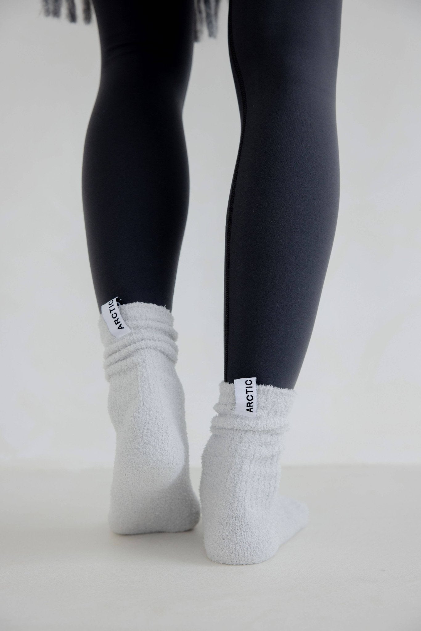 100% Recycled Cosy Socks | Grey