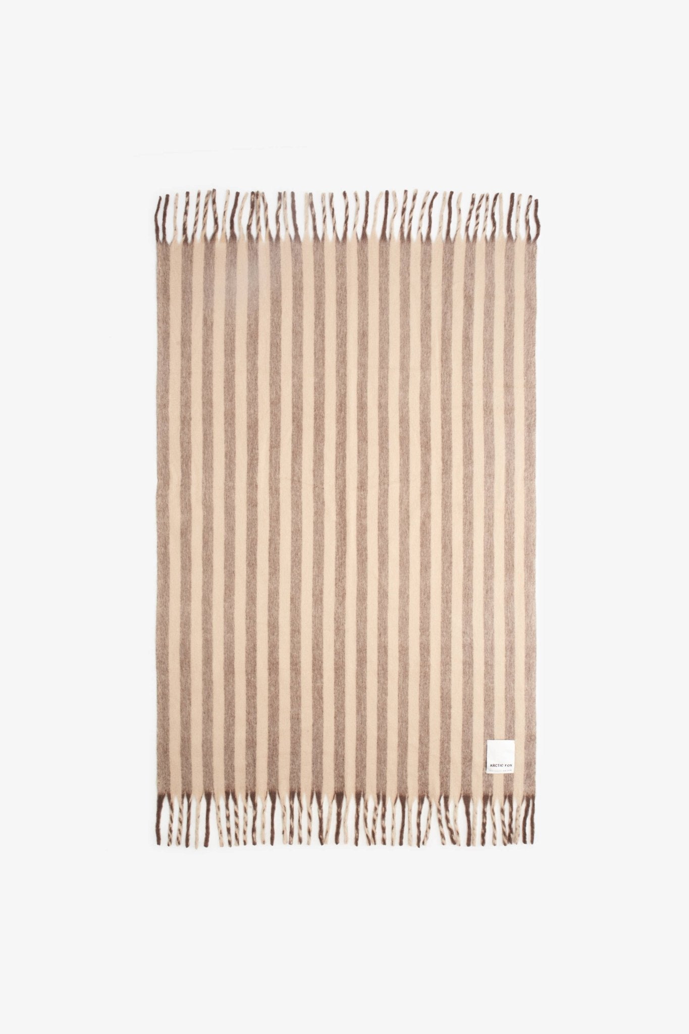 Extra Cosy Blanket - Burnt Umber Stripe