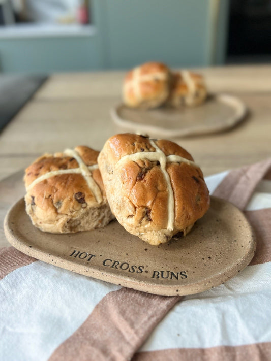 Hot Cross Buns | Ceramic Plate