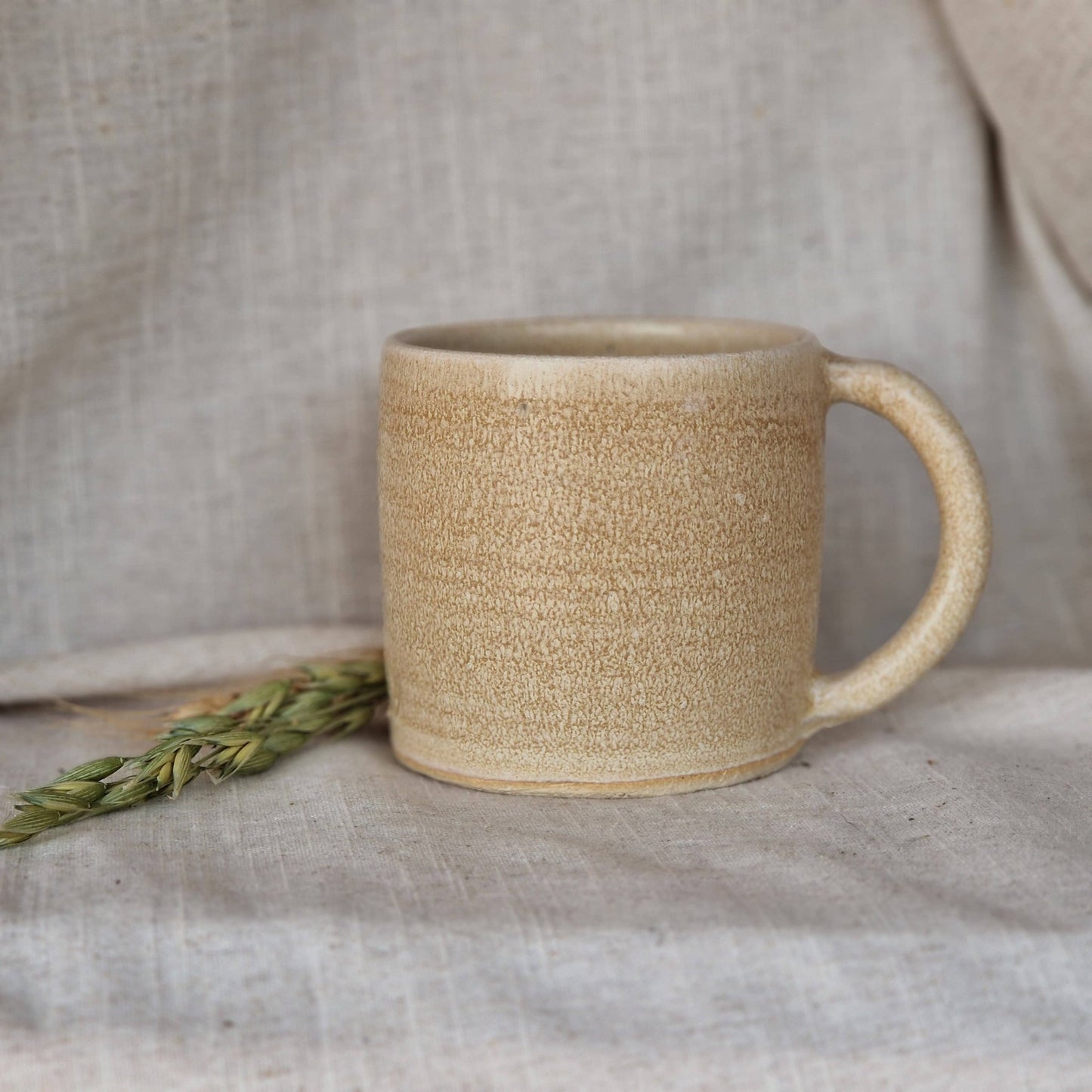 Oatmeal Handmade Ceramic Mug