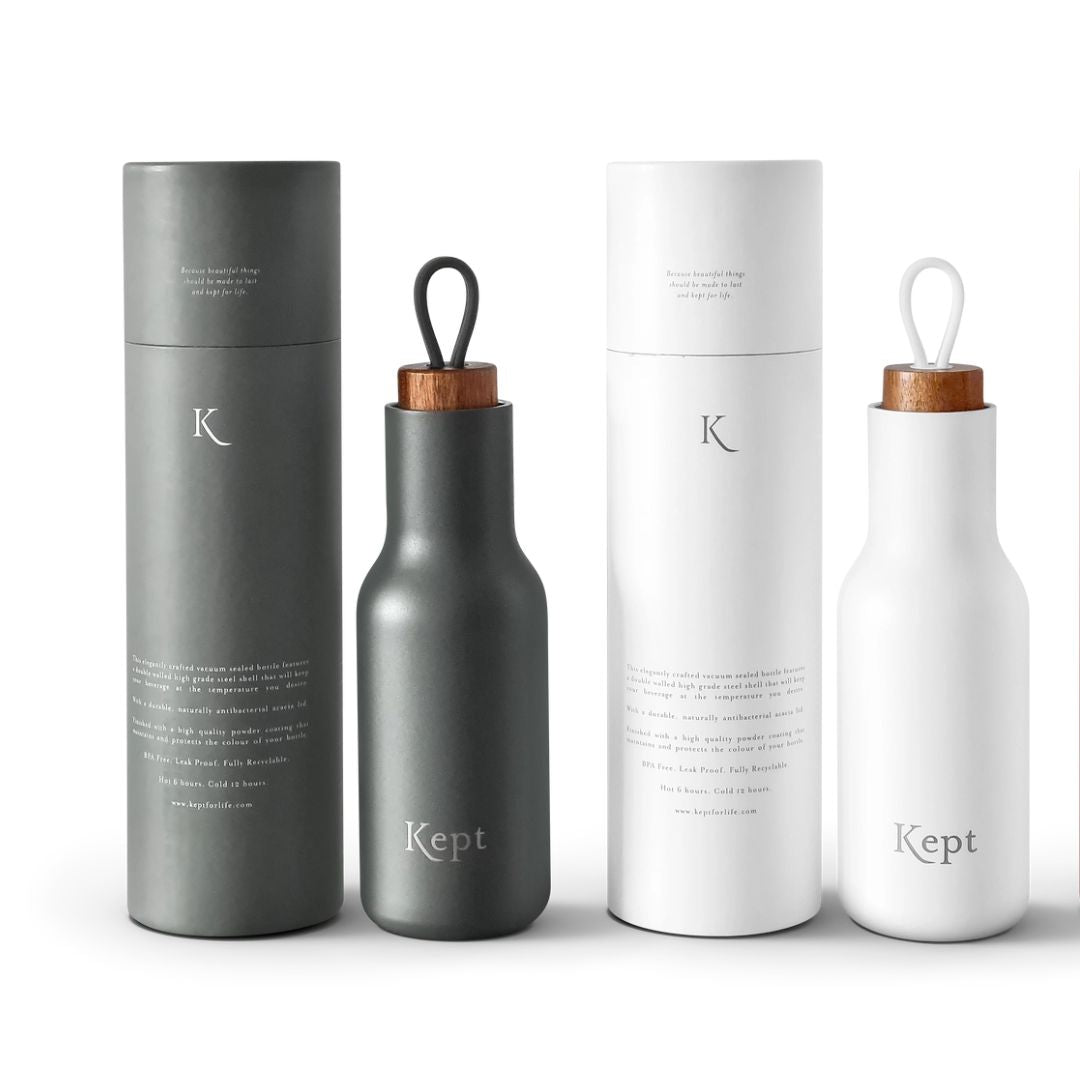 Reusable Metal Water Bottle | Chalk