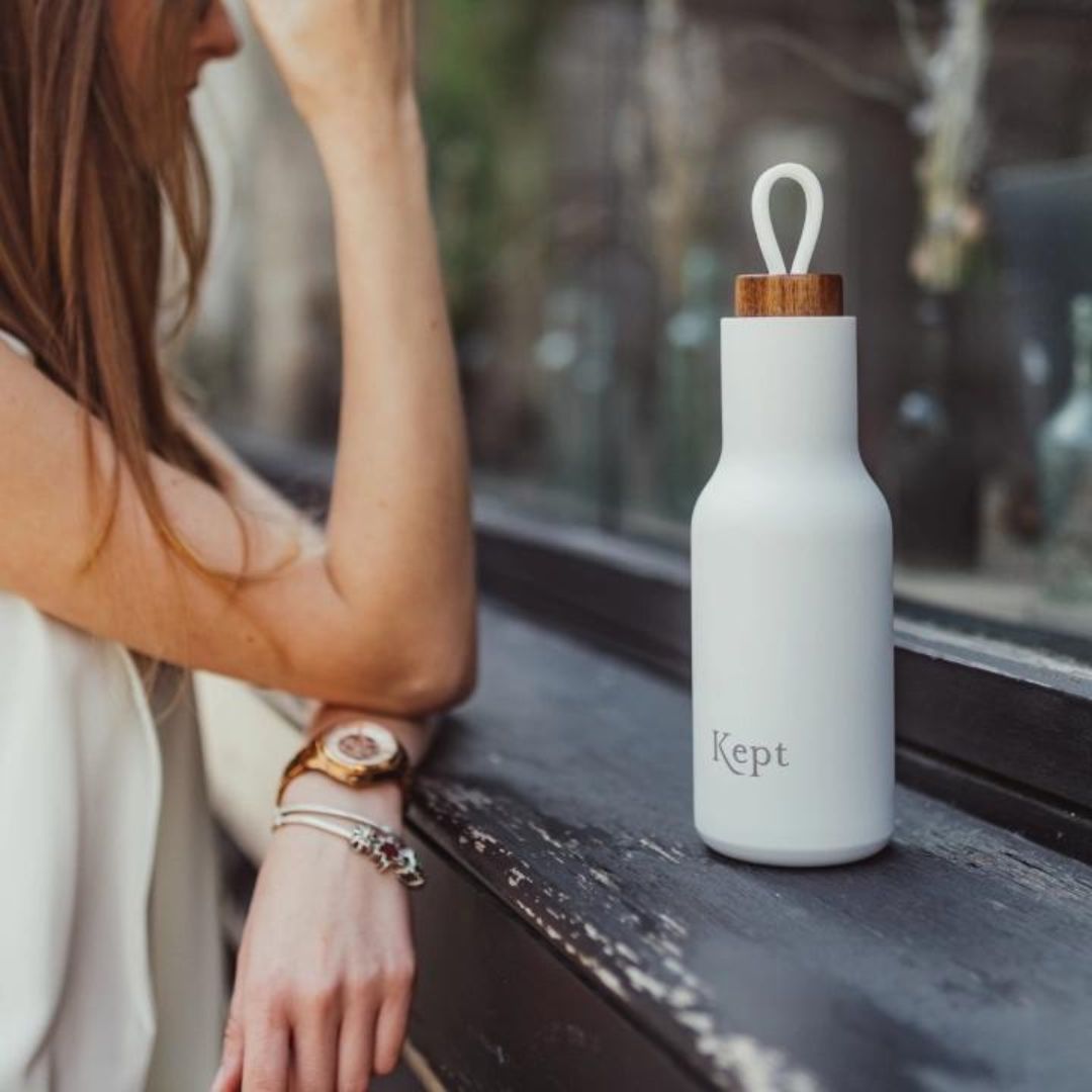 Reusable Metal Water Bottle | Chalk