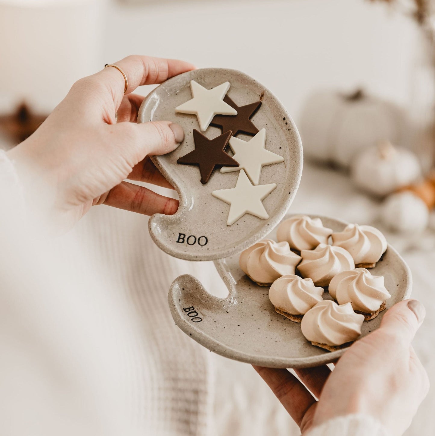 Casper | Ceramic Ghost Plates