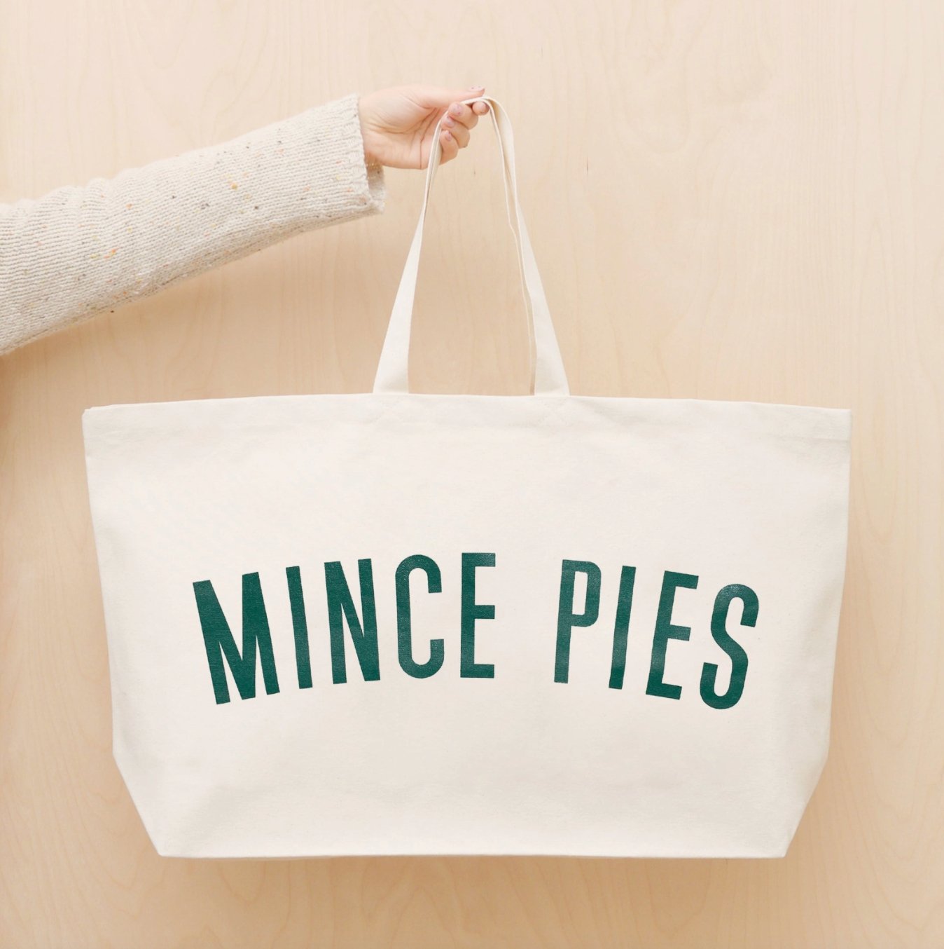 Mince Pie Lover | Oversized Tote