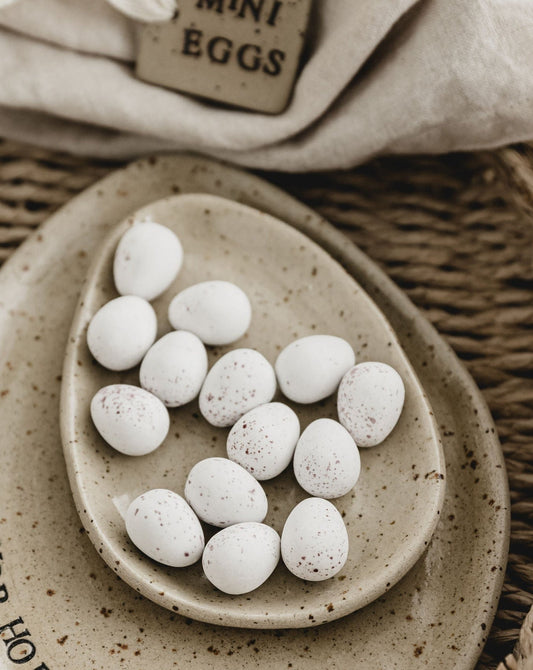 Small Ceramic Egg Plate